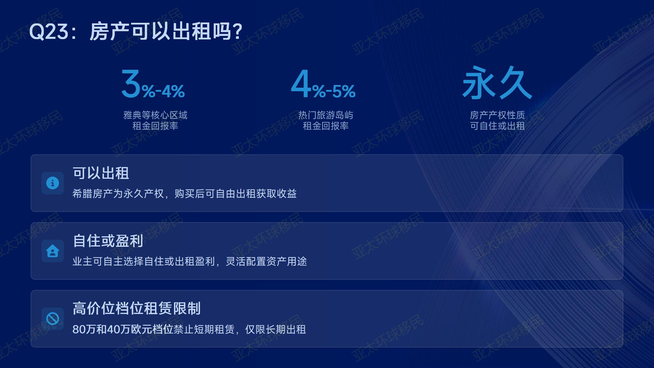希腊购房移民