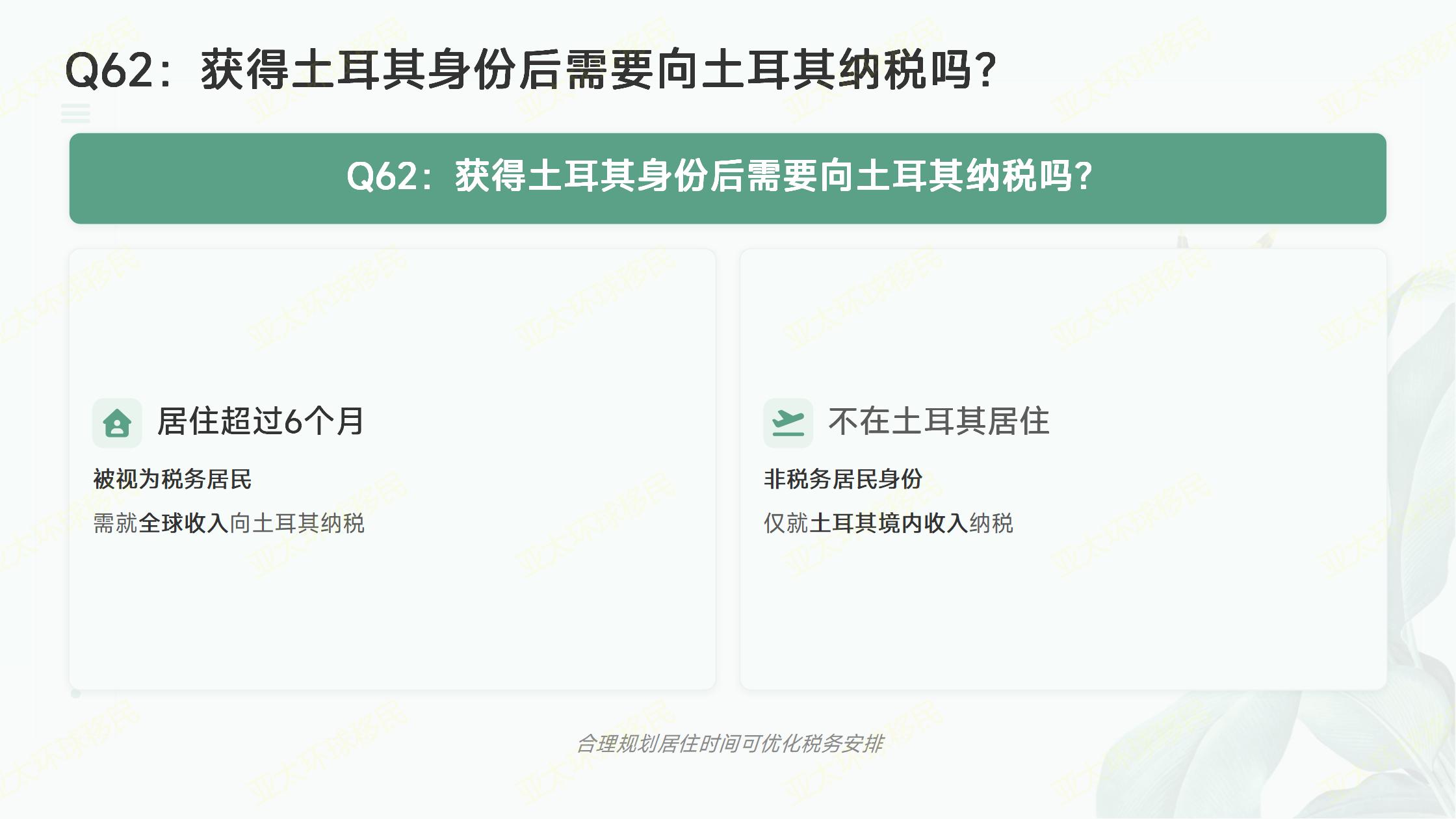 土耳其公民身份尽调审查什么与收益怎么权衡？